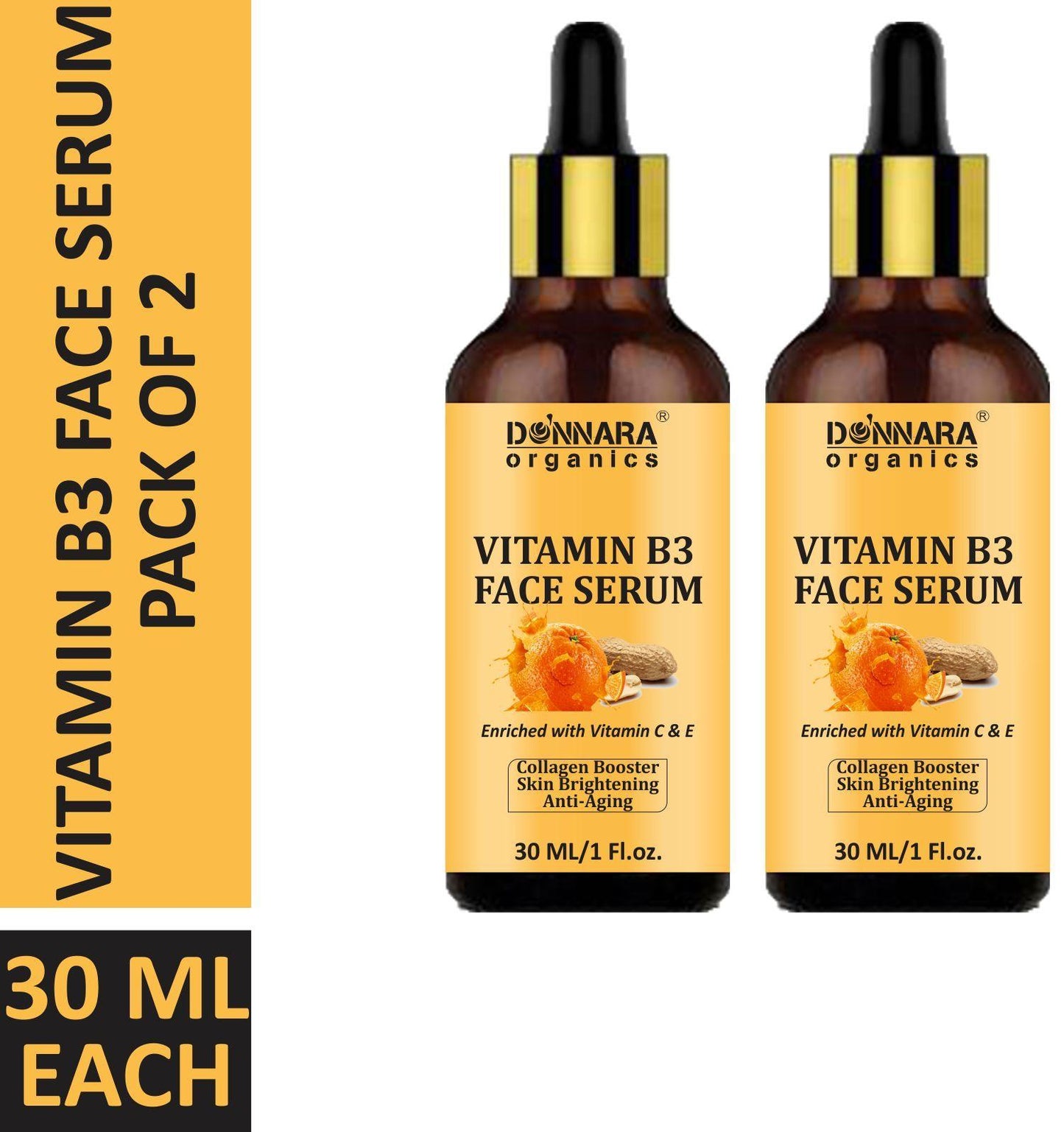 Donnara Organics Vitamin B3 Face Serum (Pack Of 2)