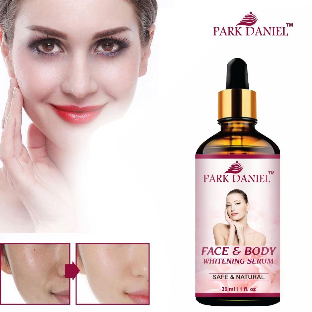 Park Daniel Face and Body Skin Whitening Serum Uneven tone, Reduce Dark Patches Pack of 1 of 30 ML