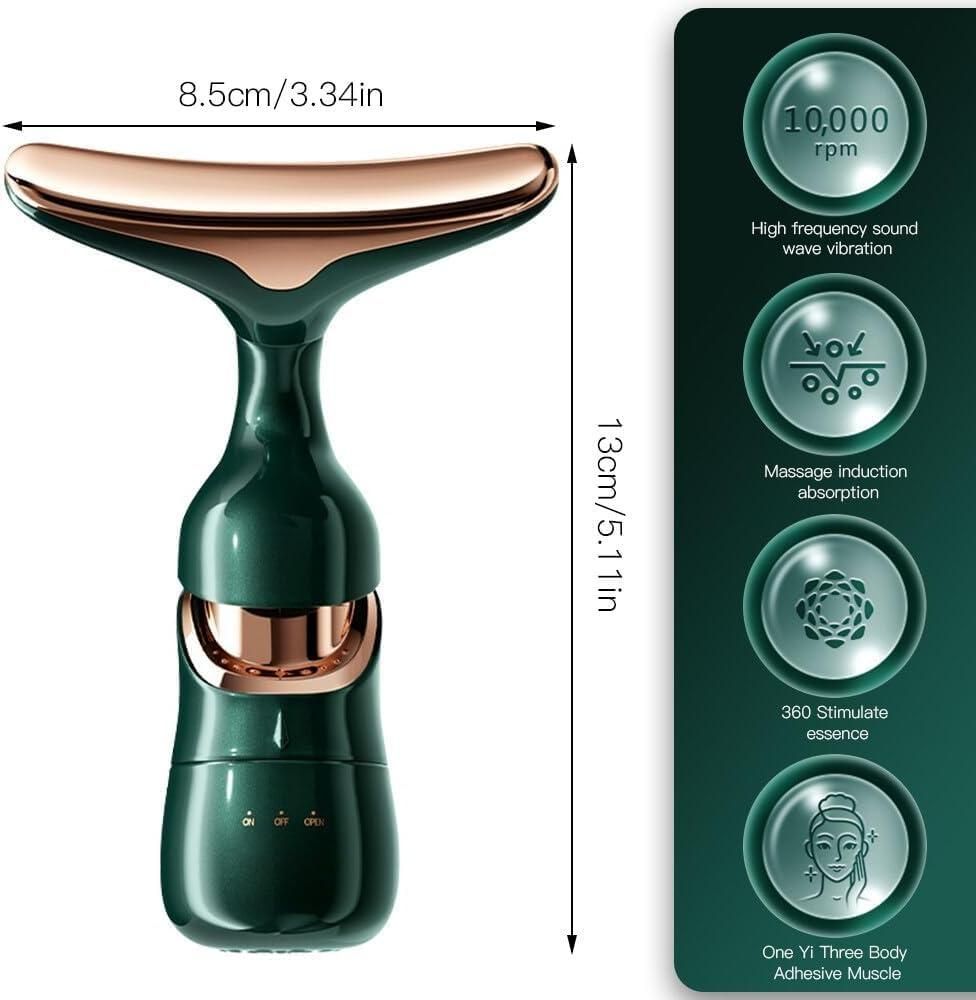 2 In 1 Anti Wrinkles  Facial Massager For Skin Care