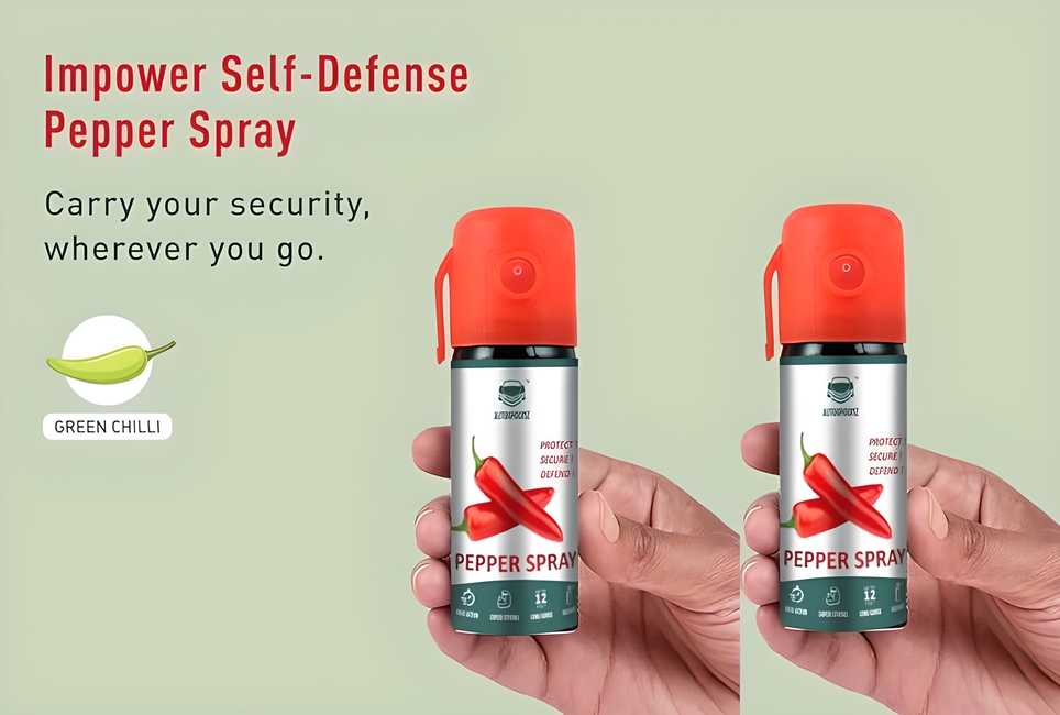 Self Defence Pepper Spray (Pack of 2)