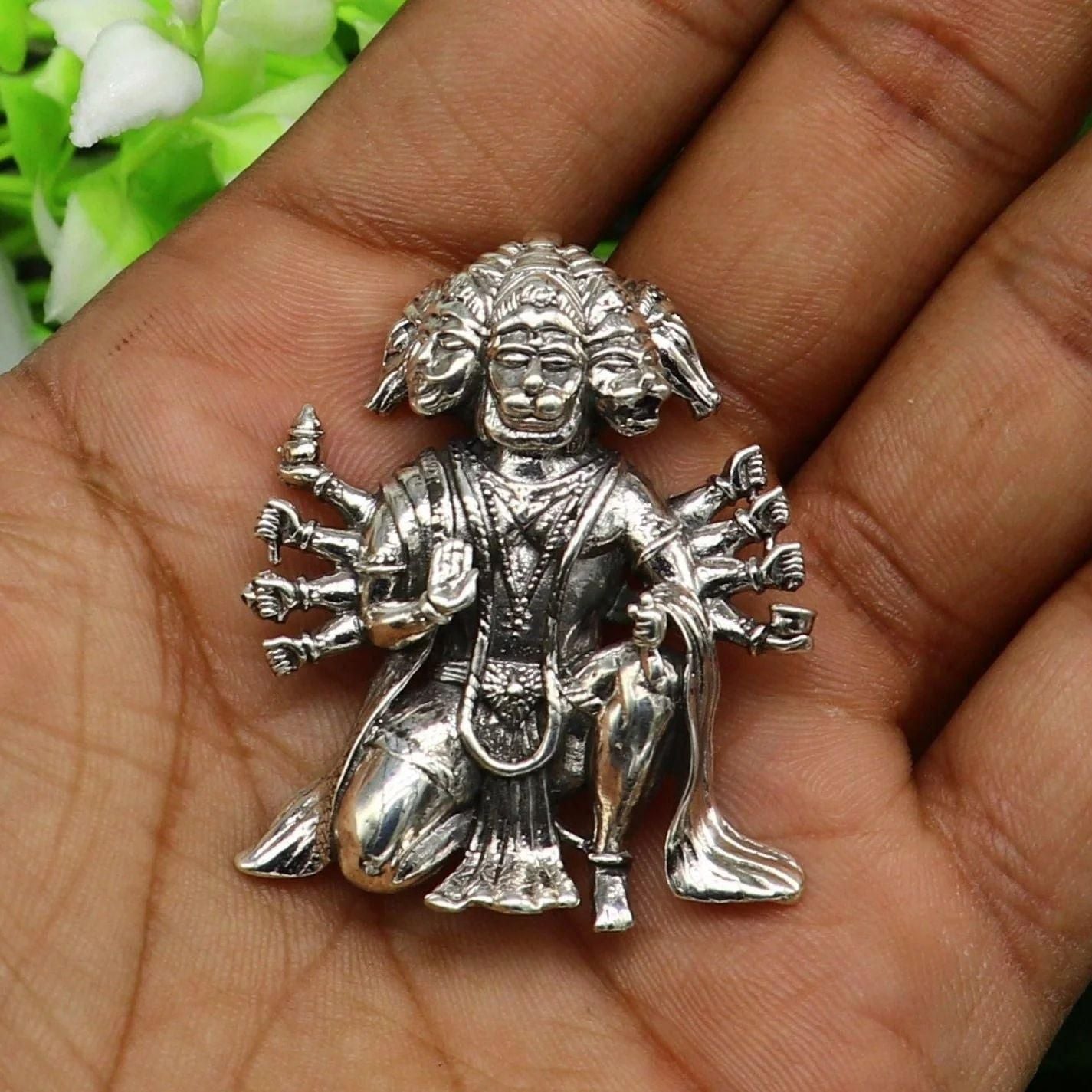 Panchamukhi Hanuman Pendant With Chain