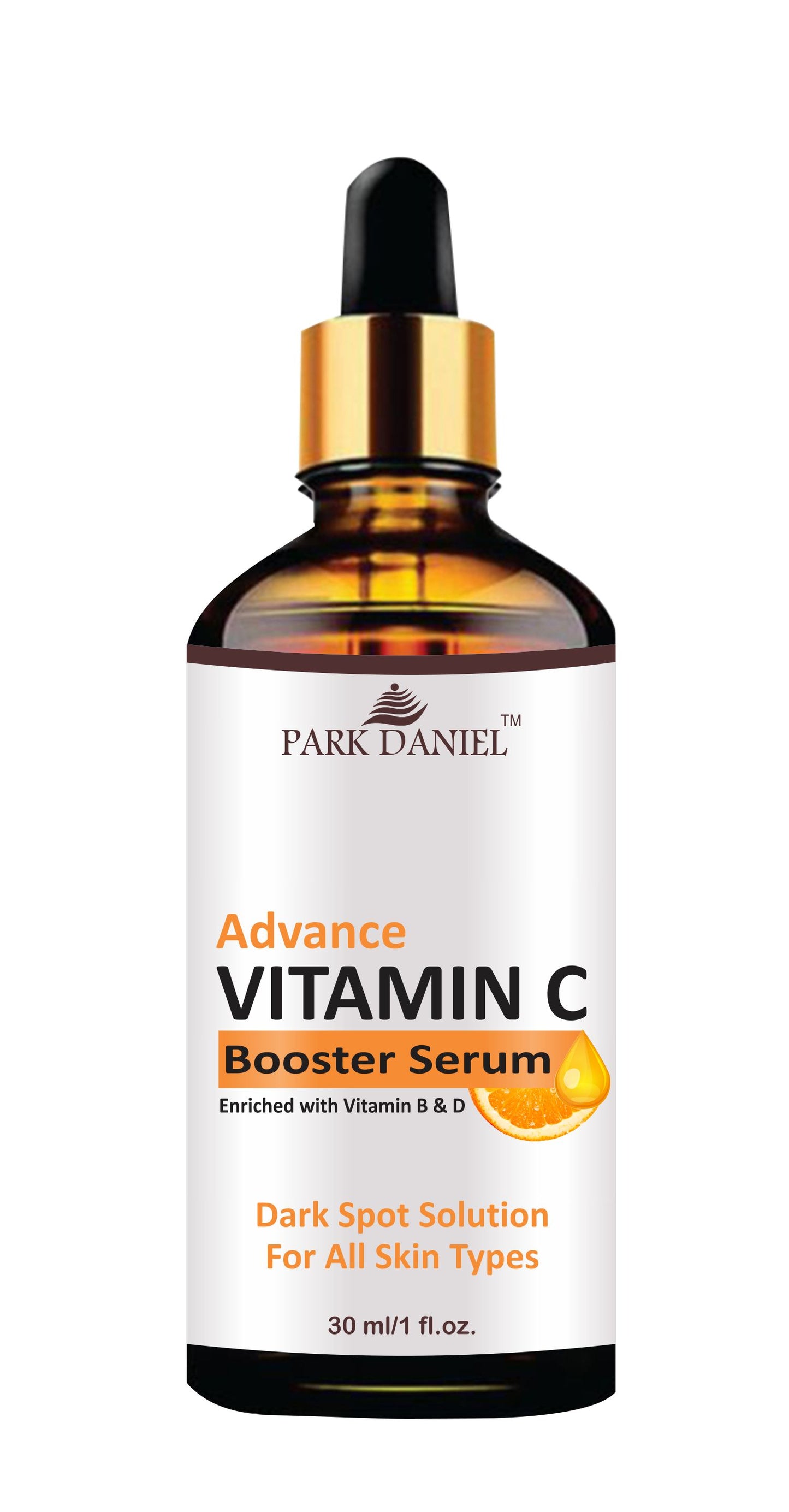 Park Daniel Vitamin C Booster Serum For Nourished & Bright Skin with Antioxidant Rich Vitamin C Extract, Non Greasy Pack of 1 of 30 ML