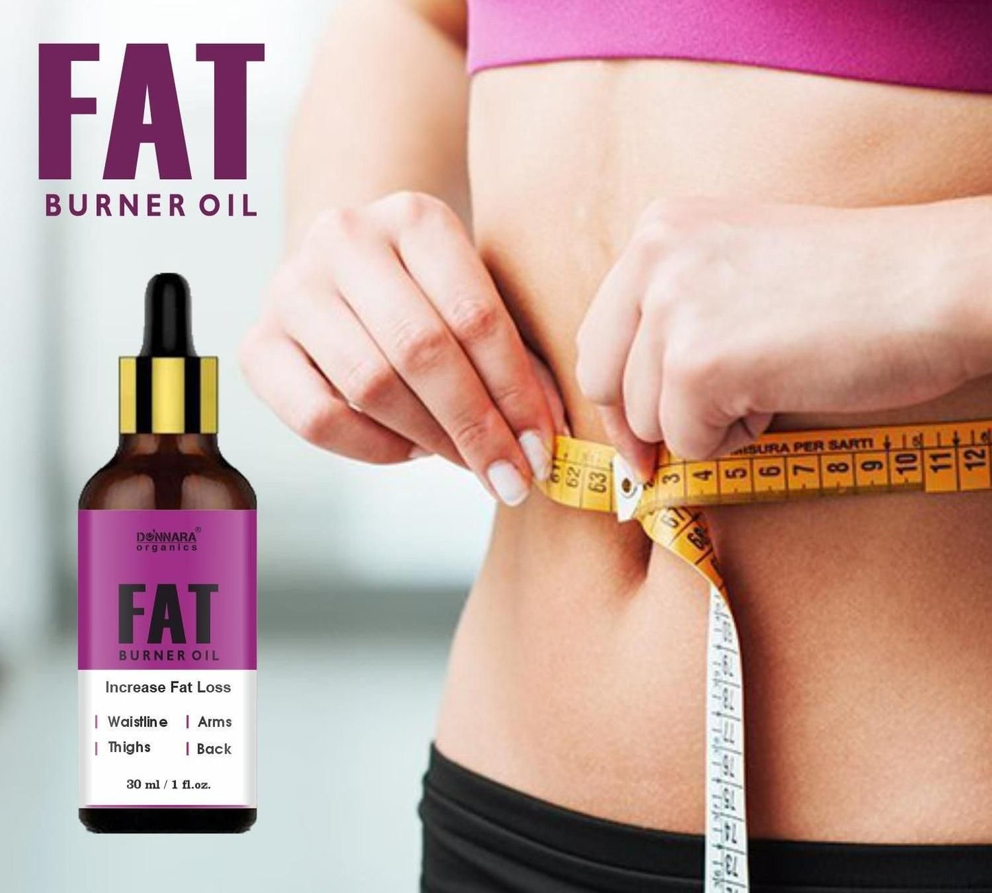 Donnara Organics Premium Fat Loss Oil (Pack of 2)