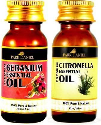 Park Daniel Geranium & Citronella Herbal Hair Oil (Pack of 2)