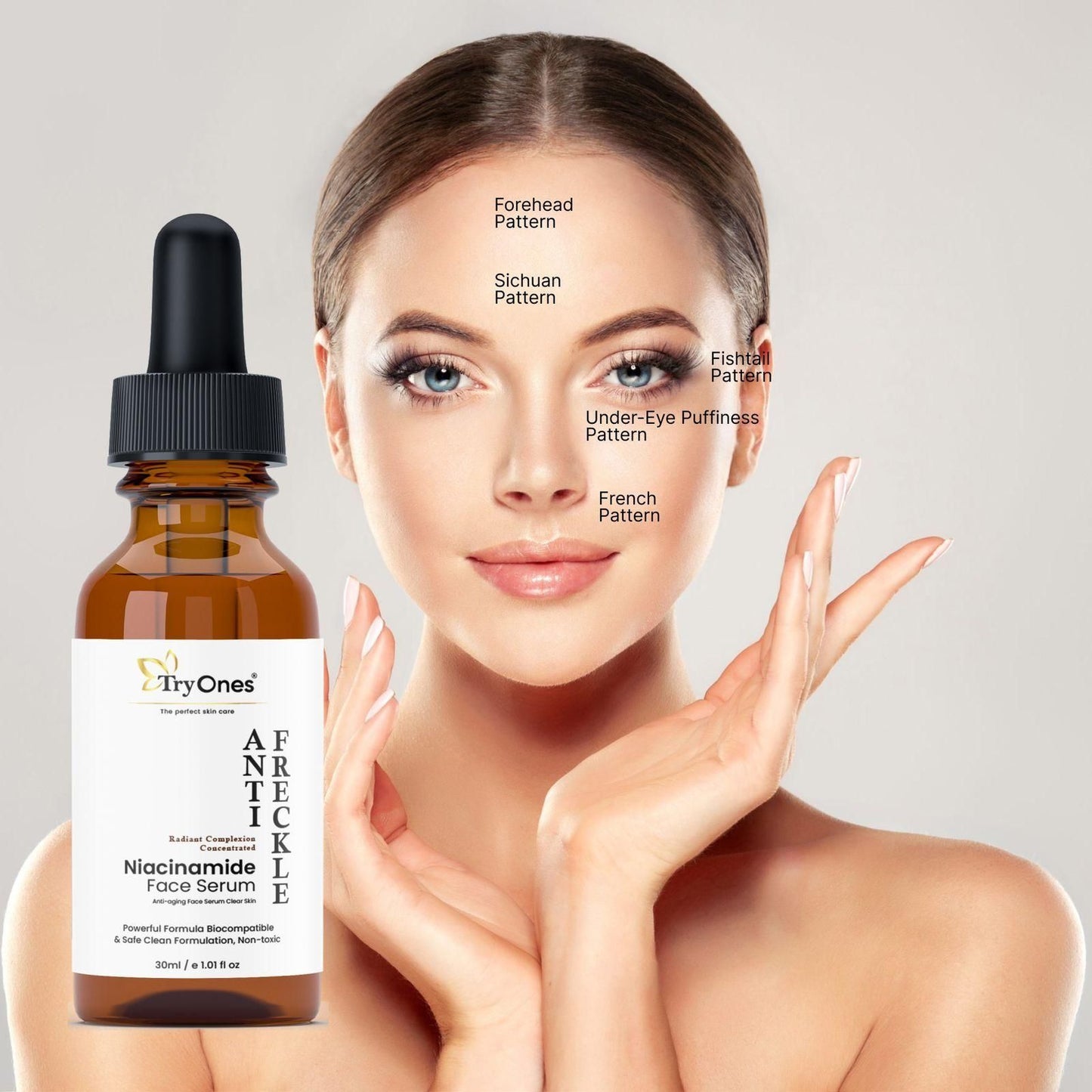 TryOnes Anti Freckle Niacinamide Face Serum 30ml