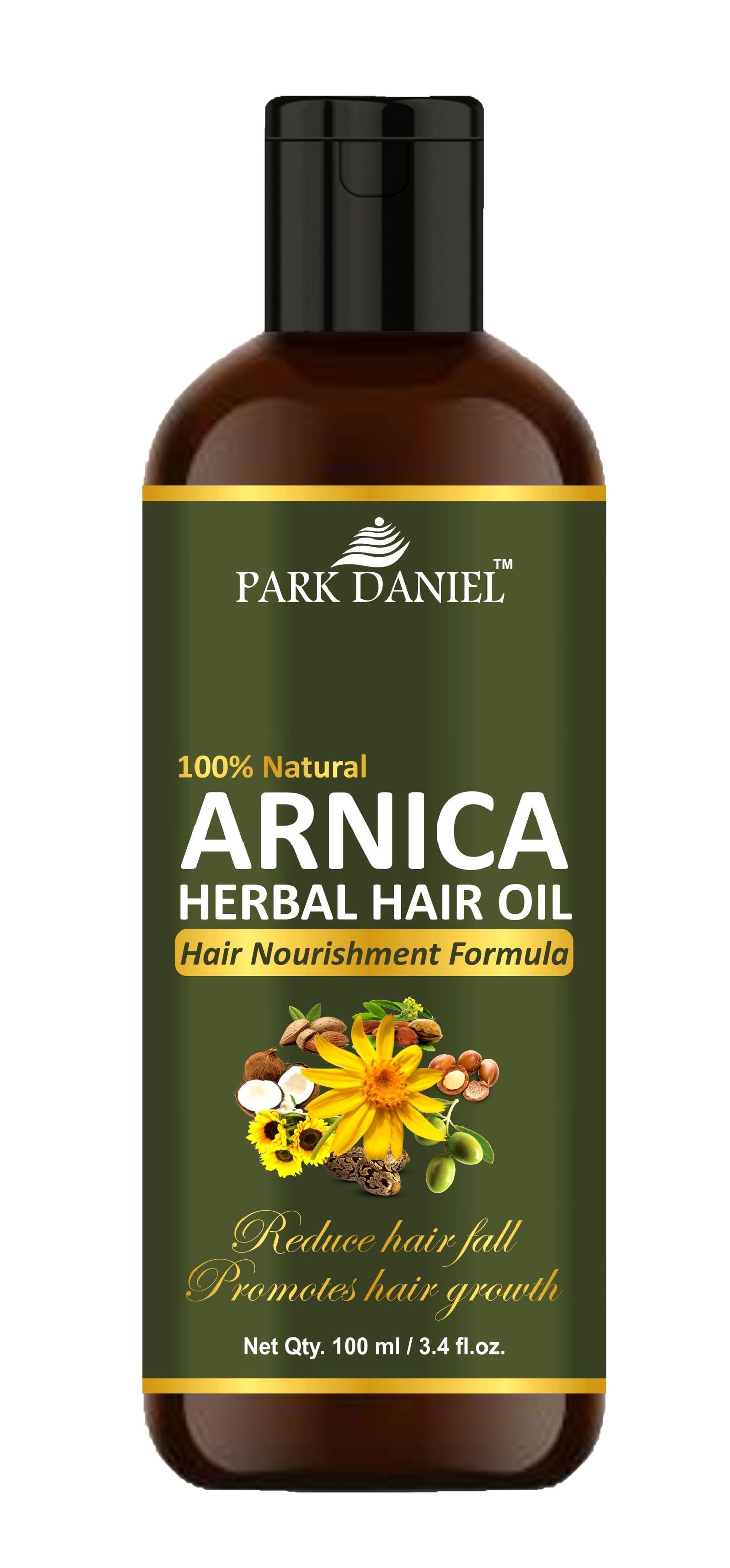 Park Daniel Arnica Herbal Hair Growth Oil - For Hair Growth & Strong & Shiny Hairs For Men & Women (100 ml)