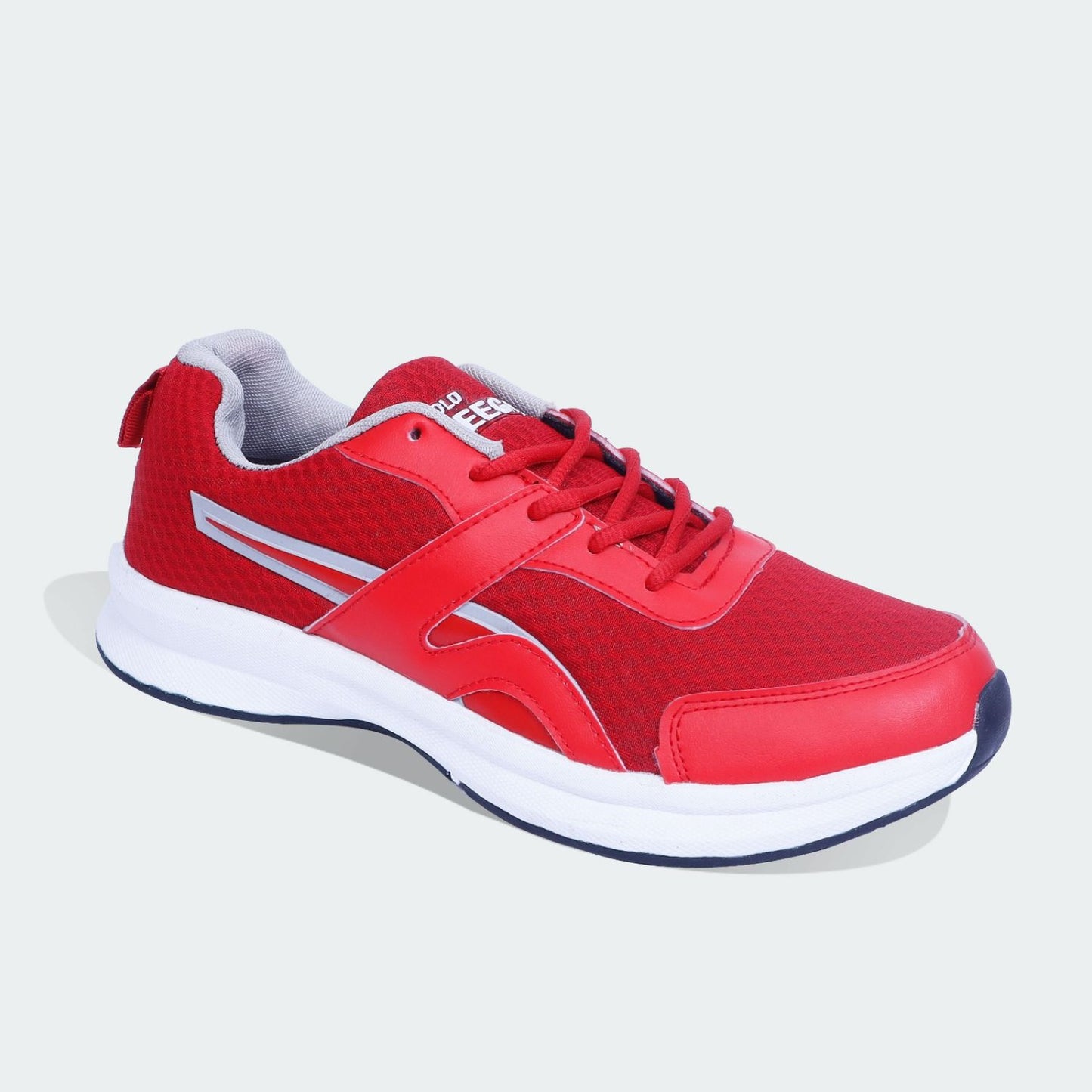 Gold Seega Pluto Red Grey Shoes For Men