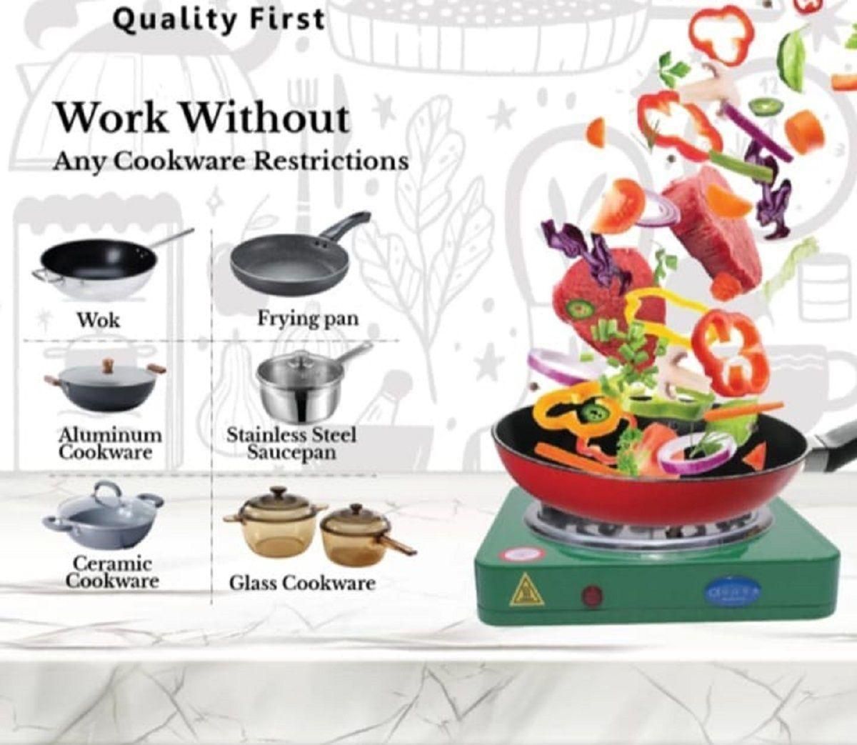 Flameless Electric Cooking Stove (Muticolor) - Deal IND.