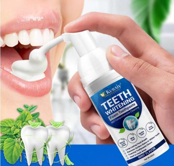 KURAIY Toothpaste Whitening Foam Natural Mouth Wash. - Deal IND.