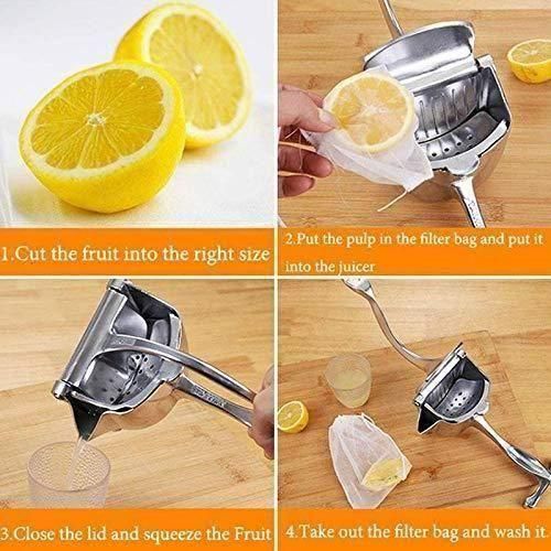 Manual Fruit Press Aluminum Squeezer/Juicer - Deal IND.