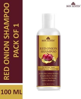 Bon Austin 100% Pure & Natural Red Onion Shampoo 100 ml (Pack of 1) - Deal IND.