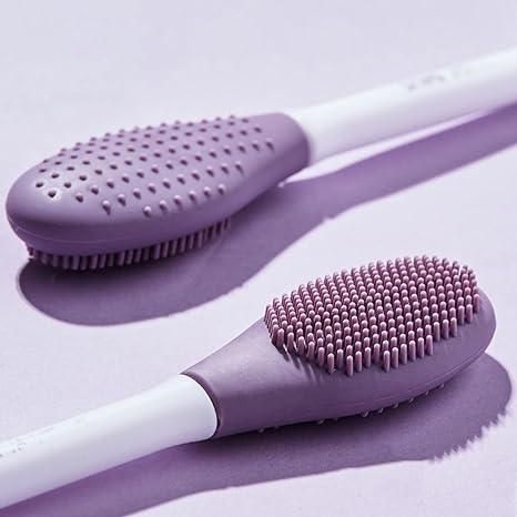Double-headed Silicone Mask Brush Face Cleansing and Applying Mud Mask (Pack of 2) - Deal IND.