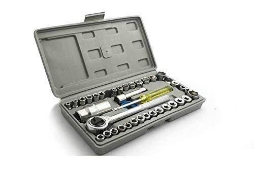 Multipurpose 40 in 1 Screwdriver Socket Set and Bit Tool Kit Set - Deal IND.