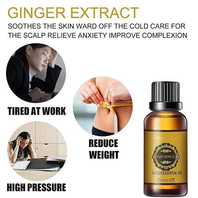 Belly Drainage Ginger Oil(Pack of 2) - Deal IND.