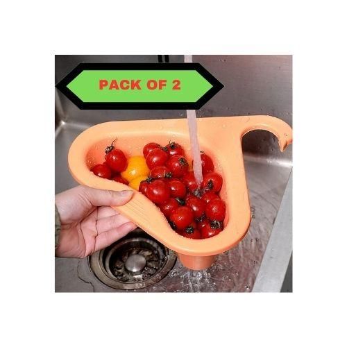 Multipurpose Plastic Kitchen Sink Organizer Corner(Pack of 2) - Deal IND.