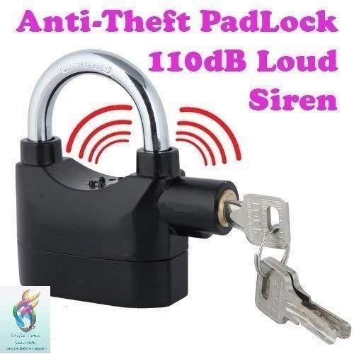 Motion Sensor Security Padlock Siren Alarm Lock - Deal IND.