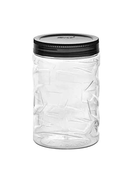 Line Print Plastic Pet Storage Jar And Container - Deal IND.