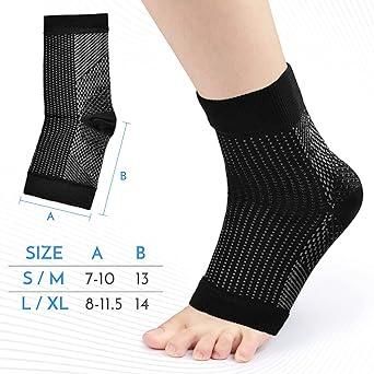 Swelling Arch Heel Socks yoga sport protect socks Pack of 1 - Deal IND.