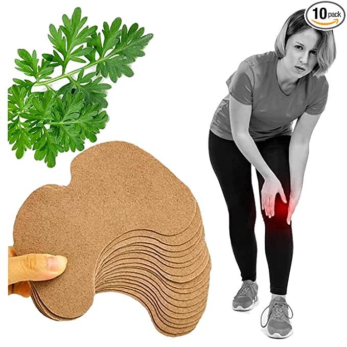 4beauty Therapy Herbal Knee Plaster Sticker Pain Relief and Inflammation Patches Joint Knee Relief Patches Kit Natural Wormwood Extract Sticker Knee Pain Relief Patches For Men Women Pack Of (10) - Deal IND.