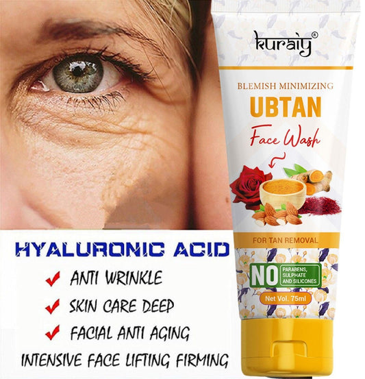 KURAIY Ubtan Natural Face Wash for All Skin Type Skin brightening (75ML) - Deal IND.