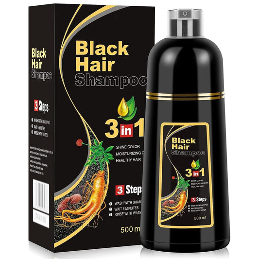BLOSDREAM Black Hair Shampoo 3 in 1 - Deal IND.