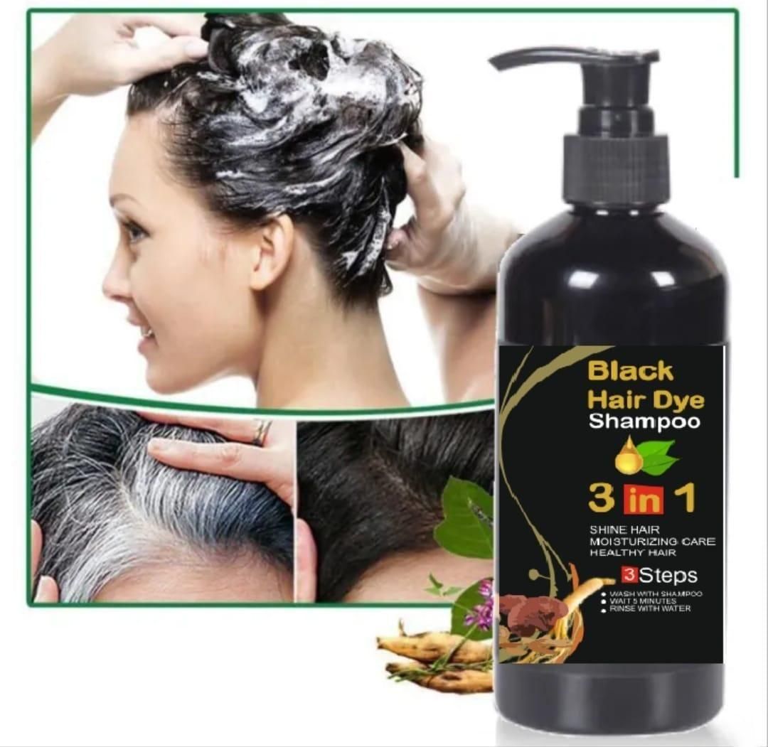 BLOSDREAM Black Hair Shampoo 3 in 1 - Deal IND.