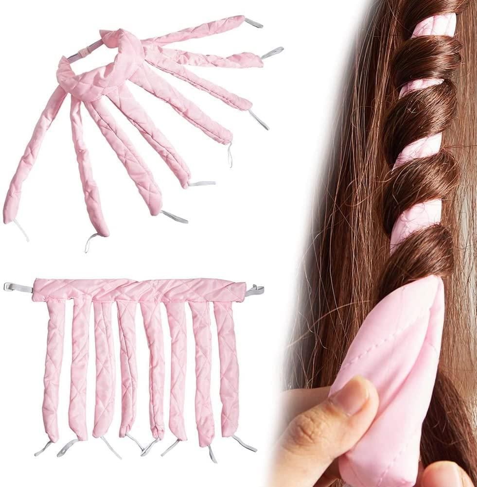 Heatless Hair Curler with Octopus Satin Design Headband - Deal IND.