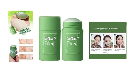 Professional Green Tea Face Mask Clay Sticks - Deal IND.