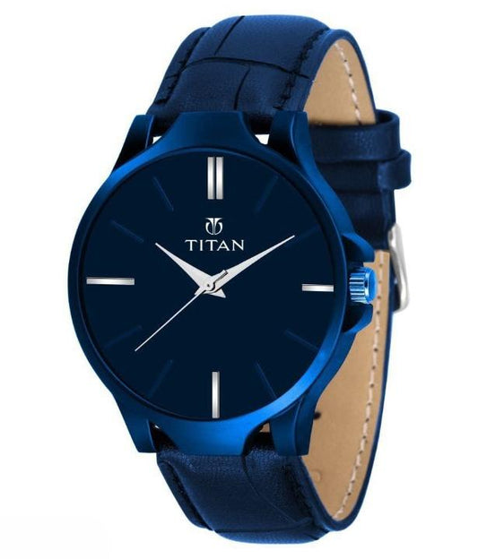 Men's Analog Leather Watch - Deal IND.