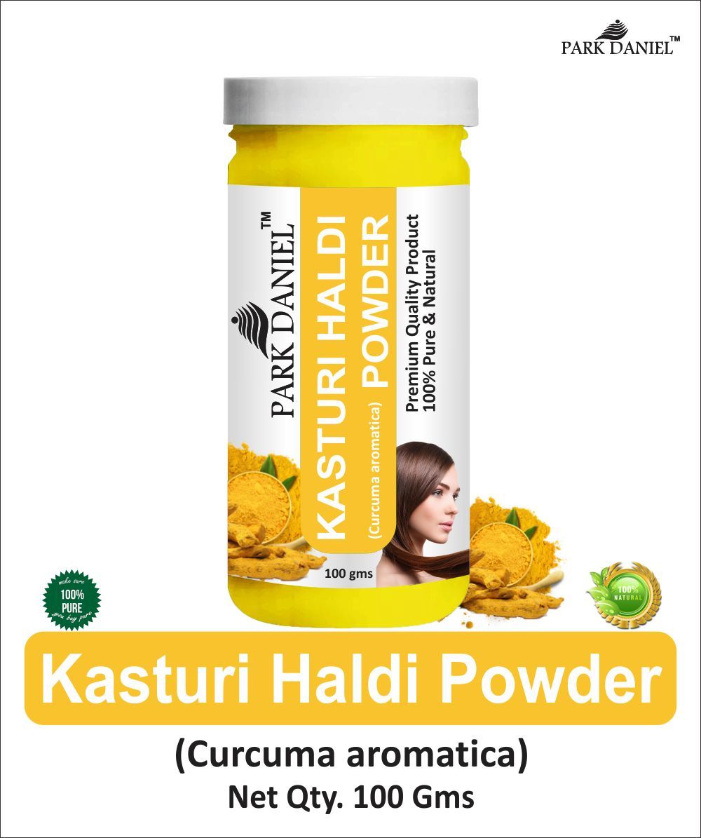 Park Daniel Mulethi Powder & Kasturi Haldi Powder Combo pack of 2 Jars of 100 gms(200 gms) - Deal IND.