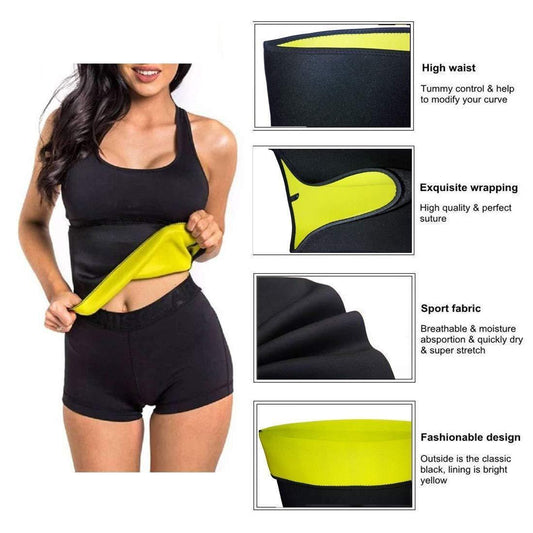 Sweat Belt - Hot Body Shaper Belly Fat Burner For Men & Women - Deal IND.