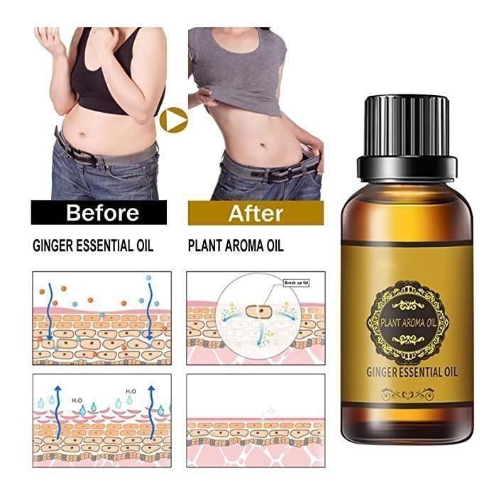 Belly Drainage Ginger Oil(Pack of 2) - Deal IND.