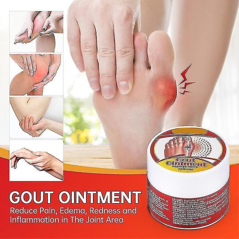Portable Gout Ointment Herbal Toe Knee Joint Pain Relief Massage Cream - Deal IND.