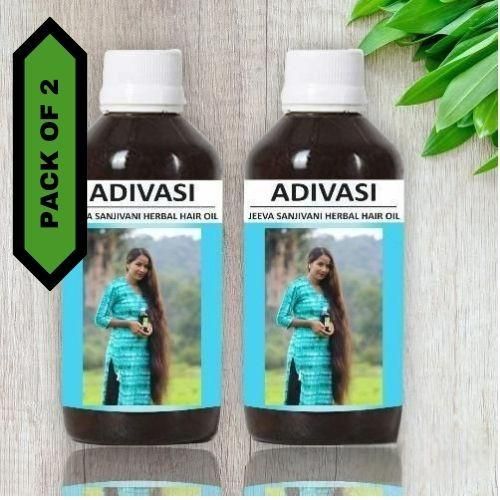 Adivasi Herbal Hair Oil 100ML (Pack of 2) - Deal IND.