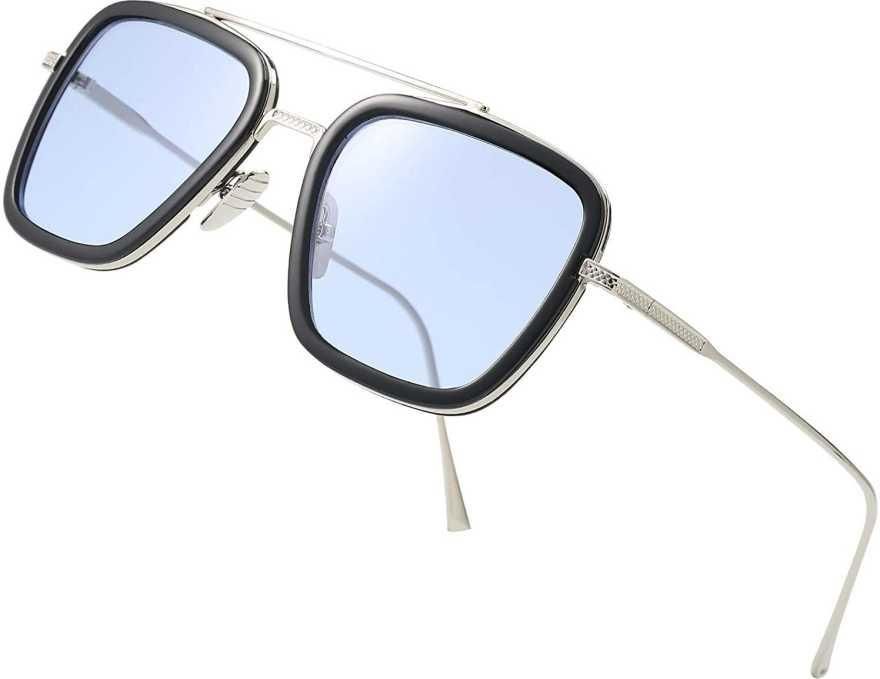 Unisex Free Size Retro Square Sunglasses - Deal IND.