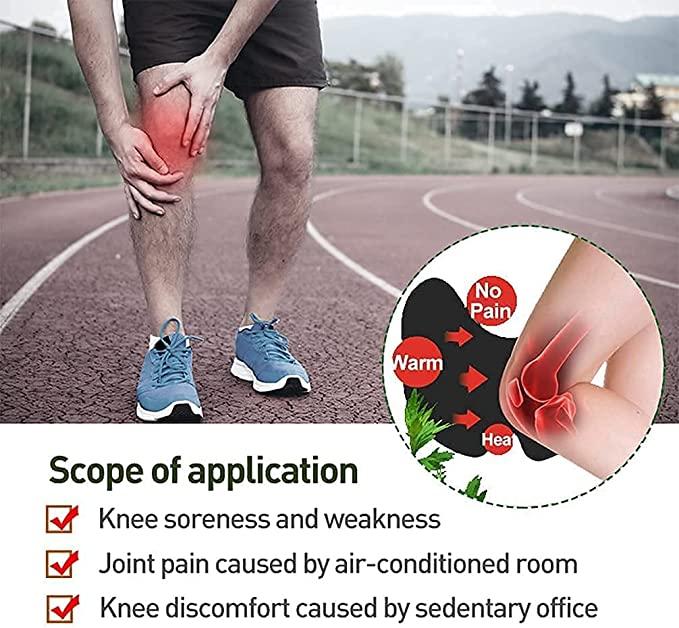 4beauty Therapy Herbal Knee Plaster Sticker Pain Relief and Inflammation Patches Joint Knee Relief Patches Kit Natural Wormwood Extract Sticker Knee Pain Relief Patches For Men Women Pack Of (10) - Deal IND.