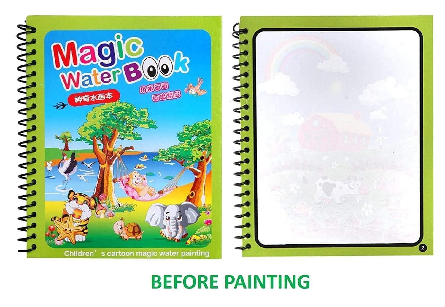 Reusable Magic Water Painting Book - Deal IND.