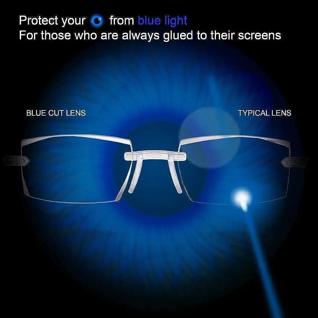 Anti-blue Progressive Far And Near Dual-Use Reading Glasses - Deal IND.