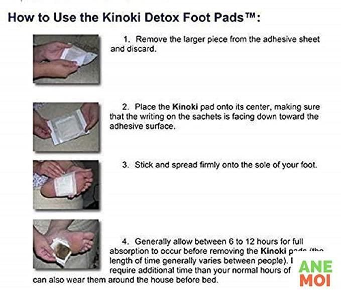 Detox Foot Patches Pads for Body Stress Relief (Set of 10)(Pack Of 2) - Deal IND.