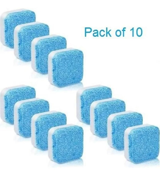 Washing Machine Cleaner-Washing Machine Cleaner Effervescent Tablet Washer Cleaners(Pack of 10) - Deal IND.