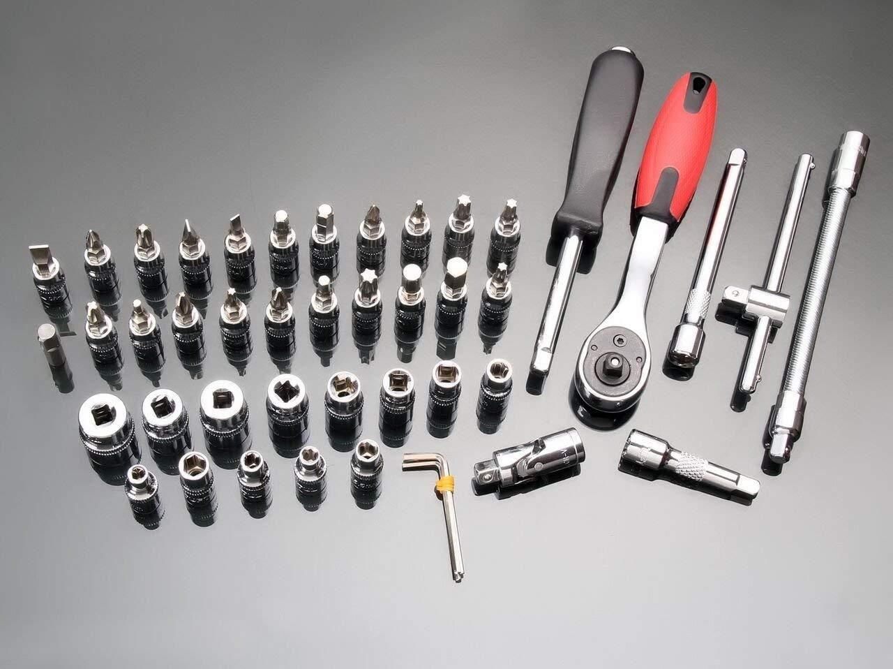 Hardware Tools- 46 in 1 Multi Purpose Combination Socket Tool Kit - Deal IND.