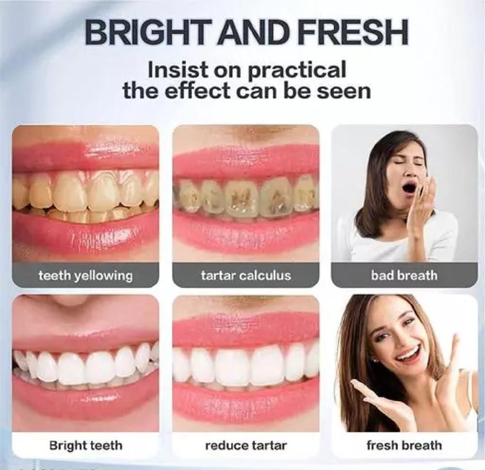 Comprehensive Cleaning Brighten Teeth Remove Order prevent Teeth Oecay Clear & Fresh Beath (Net wt.30ml (Combo) - Deal IND.