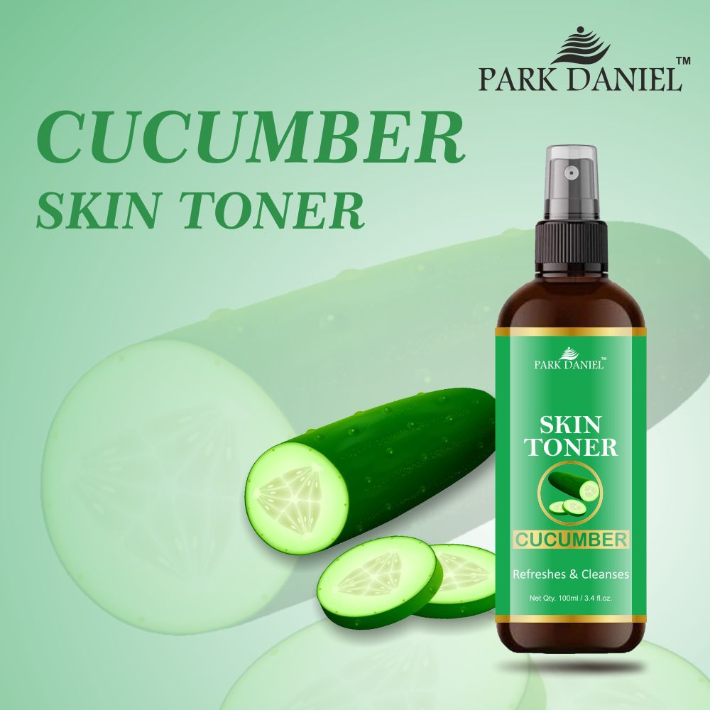 Park Daniel Cucumber & Honey Skin Toner Combo Pack Of 2 Bottles Of 100ml (200ml) - Deal IND.