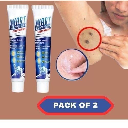 WartsOff Instant Blemish Removal Cream Warts Off Instant Blemish Removal Cream 20 g Wart Remover Ointment for All Skin Types (Pack of 2) - Deal IND.