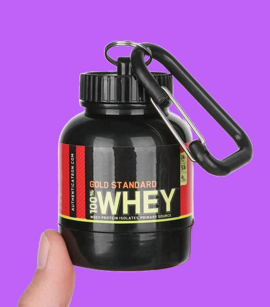 Supplement Powder Carrying Funnel & Container with Key-Chain - Deal IND.