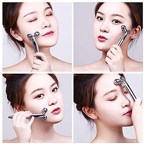 ABS Mini Long 3D Y Shape 360 Rotate Face Small Roller - Deal IND.