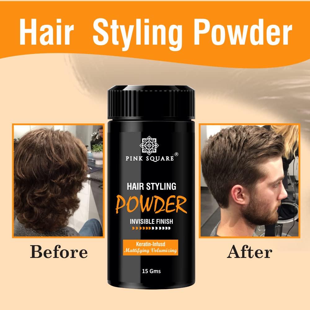 Hair Volumizing Powder strong hold | Matte Finish | 24 hrs hold | Natural & Safe Hair Styling Powder 15 Gms - Deal IND.