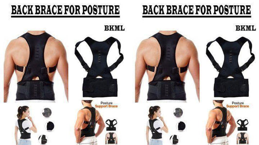 Posture (Back Support For Lower and Upper Back Brace Support and Pain Relief belt) - Deal IND.
