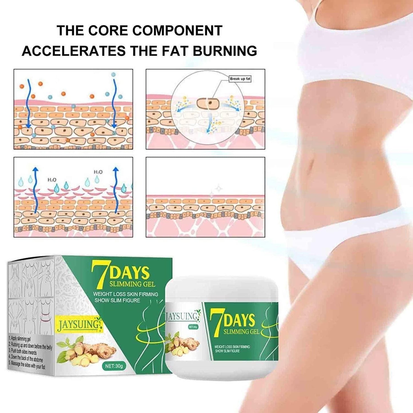 7 Days Ginger Slimming Cream - Deal IND.