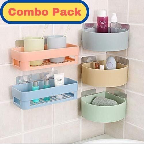 Triangle Wall Mount Storage Basket  Combo Pack - Deal IND.